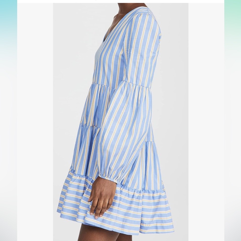 En Saison Women’s Striped Tiered Dress - Picture 3 of 5